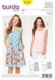 Nummer: 6532 Burda 6532 Schnittmuster Hängerkleid und Top (Damen, Gr. 34-46) Level 2 leicht