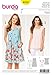 Produktbild Burda 6532 Schnittmuster Hängerkleid und Top (Damen, Gr. 34-46) Level 2 leicht