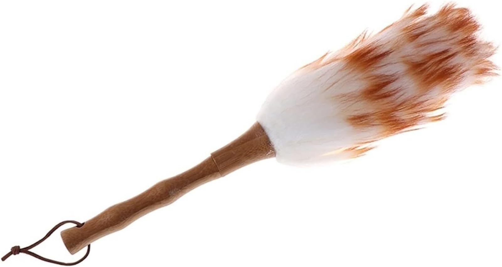 KFGISD, Wool Feather Brush Duster Dust Cleaning Tool Wood Handle Dusting Cleaning Brush Wool Duster Brush for Dust Broom Handle Dusters,Feather Duster(Multi Colored)