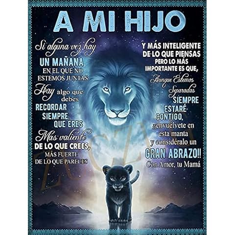 Manta con Mensaje de Amor para Mi Hijo Cover