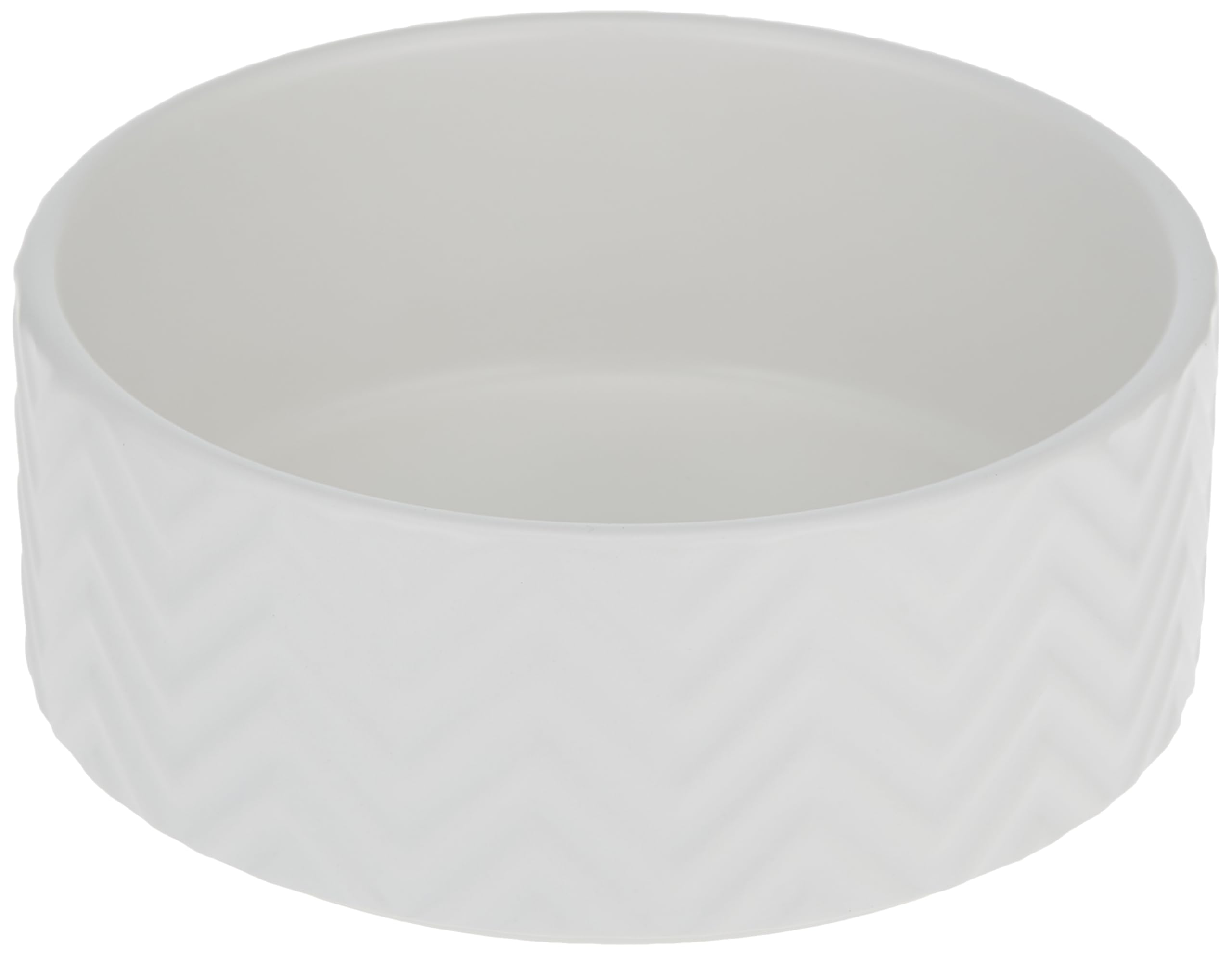 Sponsored Ad – Trixie Wavy Pattern Ceramic Dog Bowl - WHITE/16CM