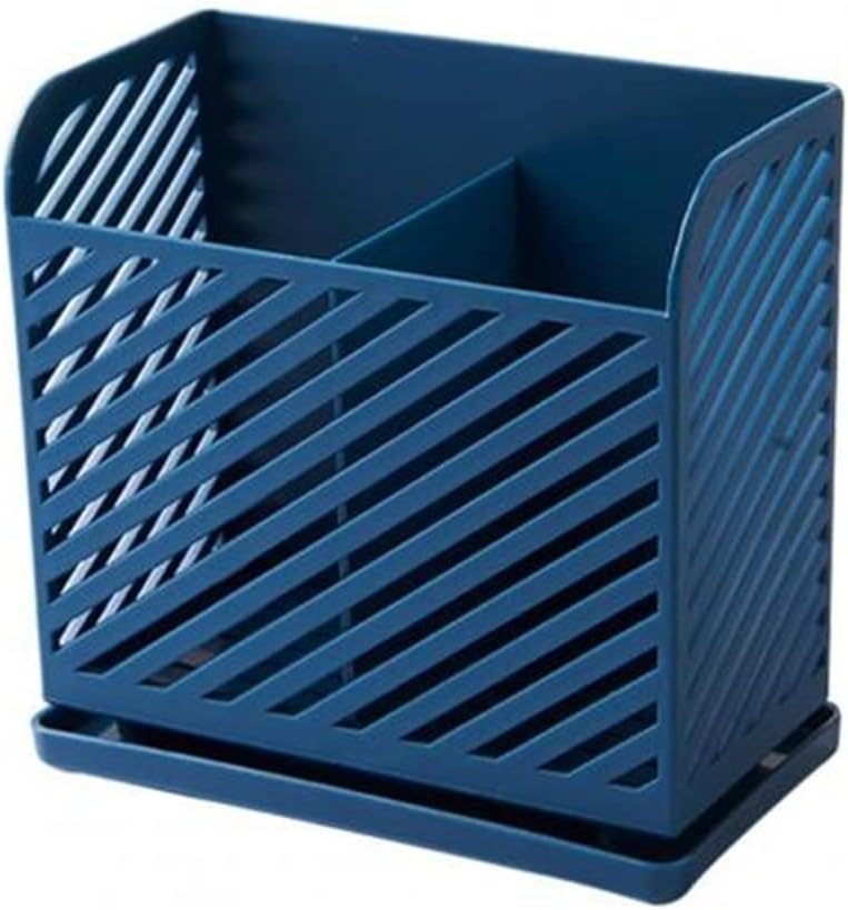 Quick Dry Cutlery Storage Holder Hollow Chopsticks Holder Tableware Shelf Spoon Fork Container Drying Rack (Color : A, Size : 15 * 8.2 * 14.4cm) (A 15 * 8.2 * 14.4cm)