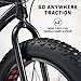 Mongoose Argus Sport Adult Fat Tire Mountain Bike, 26-Inch Wheels, Tectonic T2 Aluminum Frame, Hydraulic Disc Brakes, Medium Frame, Black