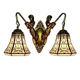 ▲ [Taille de lampe] Hauteur du panneau mural 22 cm Largeur de 10,4 cm diamètre de la teinte 15 cm lampe et diamètre mural 25 cm, largeur globale 40 cm