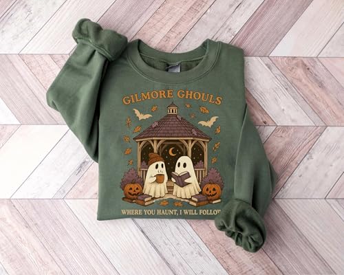 Gilmore Ghouls Shirt Cute Ghost Halloween Tee Spooky Fall Graphic T Shirt Multicolor2