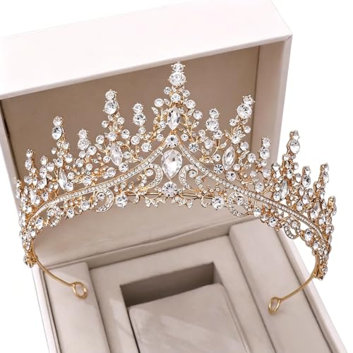 Tiara de novia hecha a mano para coronar tu historia de amor con cristales de lujo vintage 1