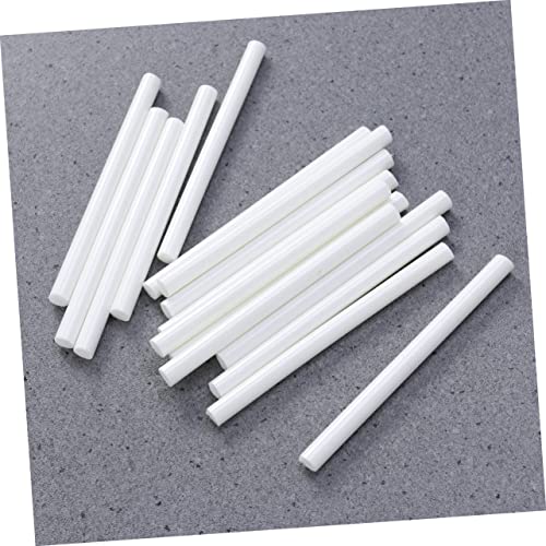 Exceart 20Pcs Glitter Glue Sticks Adhesive Strips Gluesticks Heat Glue Stick Colored Hot Glue Stick Cordless Glue Hot Melt Glue Sticks Hot Melt Adhesive Rod Adhesive Sticks Flash White Gluestick #TOP6
