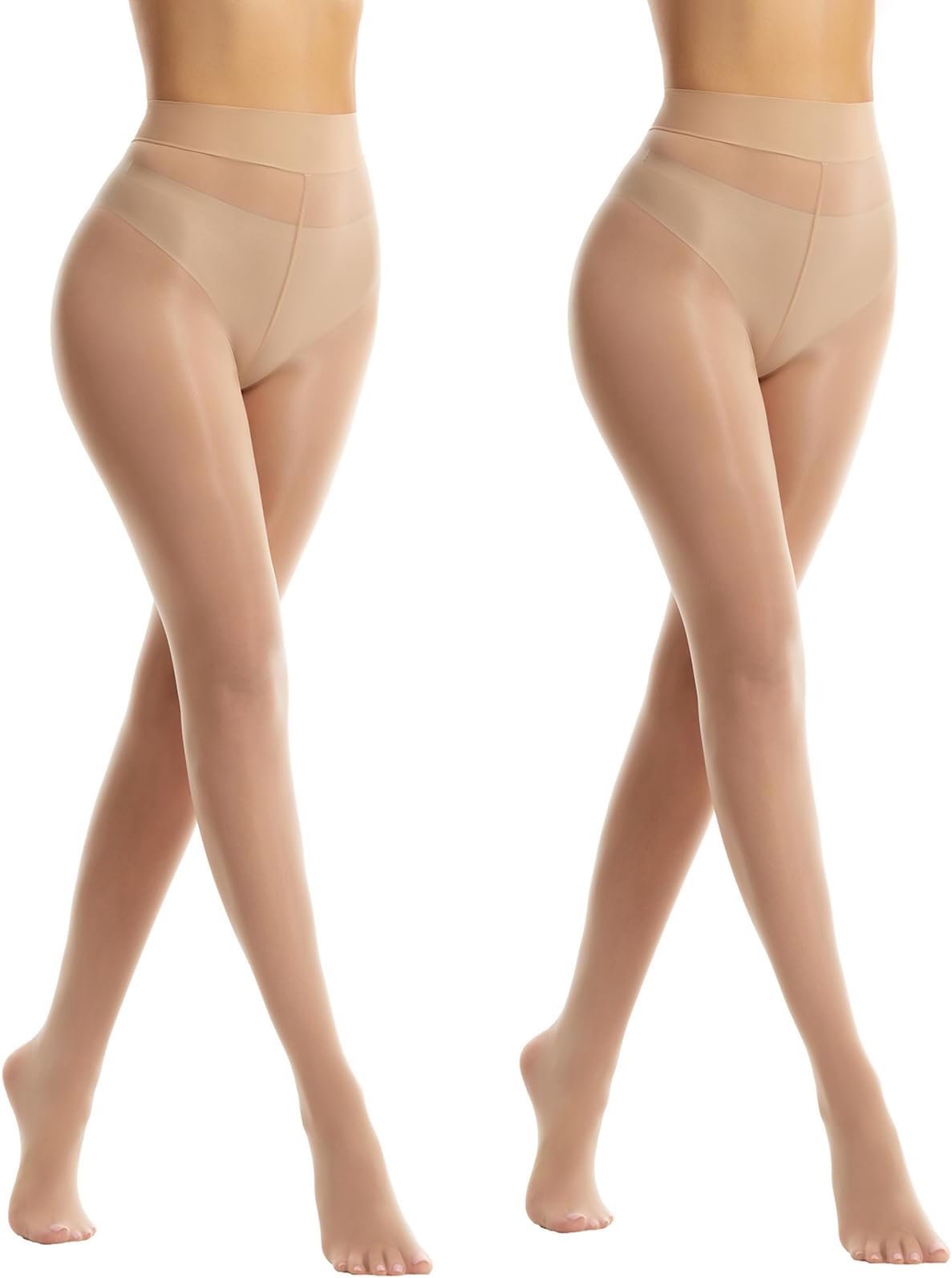 Viyongan Natural Shiny Pantyhose 2 Pairs
