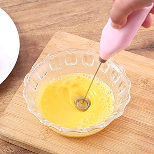 Mini Mixer a Pilas Inox Misturador Shake Café Chá Bebidas (Branco)