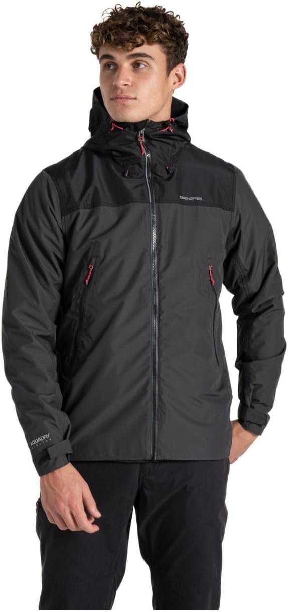 Craghoppers Men’s Vanth Waterproof Jacket DofE Awards Approved Hiking Coat