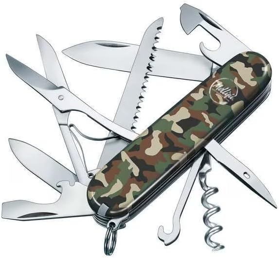 Multi-Tool Knife, 9 Tool, 15 Funct, Camouflage (Handle)