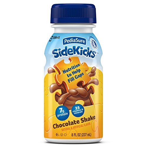 PediaSure SideKicks, High Protein Nutrition Shake for Kids, Chocolate, 8 fl oz (Pack of 24)