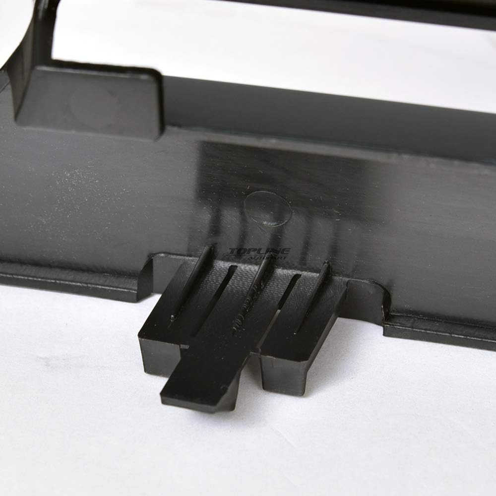 Glossy Black Horizontal Front Hood Bumper Grill Grille Guard ABS Compatible With 93-98 VW Golf GTI / 95-99 Cabrio MK3