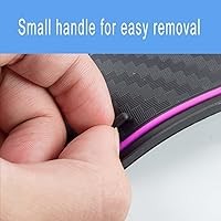 Vista 4 de Accesorios para Dodge Charger 2015-2023 Insertos antipolvo, forros de bolsillo de puerta, alfombrillas de consola central, juego de 22 piezas