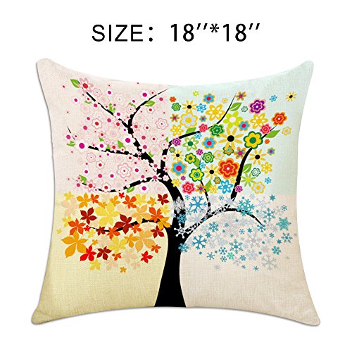 Hotipine 4 Pack Federa Cuscino Cotone Biancheria