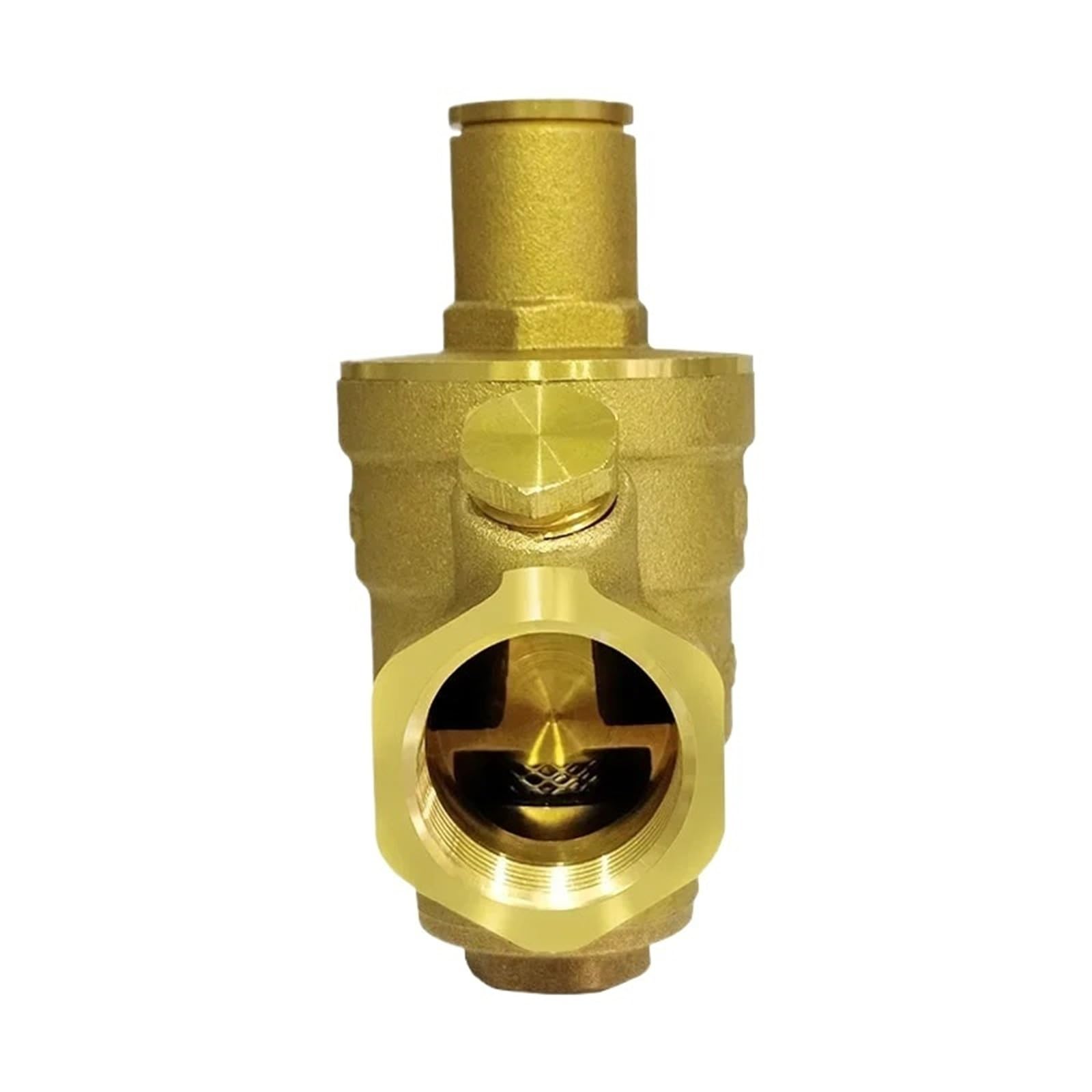 Válvula Reductora Y Mantenedora De Presión De Agua De Latón De 1/2", 3/4", 1" Y 2" DN15/DN20/DN25/DN32, Regulador Y Válvula De Alivio Ajustable.(DN40)