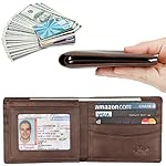 Wallet for Men-Genuine Leather RFID Blocking Bifold Stylish Wallet With 2 ID Window - Image 2