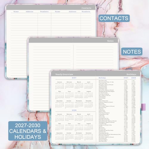 Planificadores pequeños de 2026-2028 y 2029 con calendario mensual de bolsillo julio 5