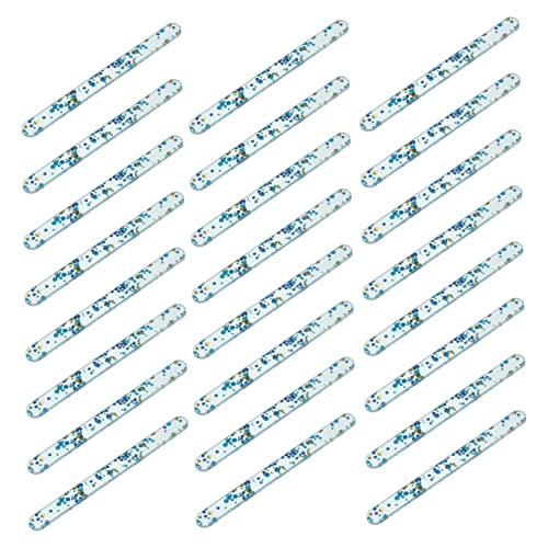 LAPYAPPE 50pcs DIY Acrylic Popsicle Sticks Ice Cream Craft Supplies for Creative Desserts Smooth Finish for Easy Use and Cleaning for Homemade Treats