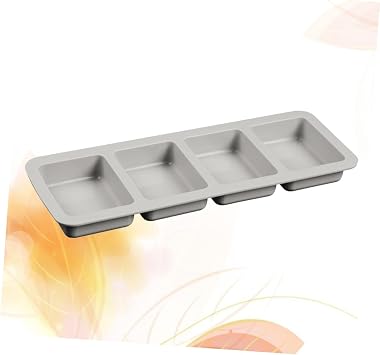 Cavities Silicone Soap Mold Rectangular DIY Soap Loaf Making Tool Flexible Non-stick Craft Mold for Handmade Cleansing Bars and Petite Desserts Oven and Dishwasher Safe