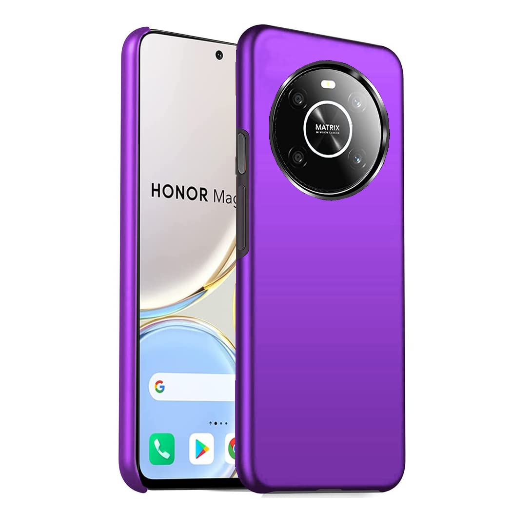 GAPlusHonor Magic 4 Lite Case Ultra Slim Thin Armour Hard Case Matte Rubberized Cover For Honor Magic4 Lite (Purple)