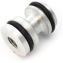 TTR400 Aluminum Tachometer Blanking Plug - Silver - Fits Honda CB400F XL175 CB200 CL200 CB350 CL350 CB360 CJ360 CL360 CB400 CB500 CX500 FT500 CB550 CB650 CB750 GL500 GL650 Gold Wing