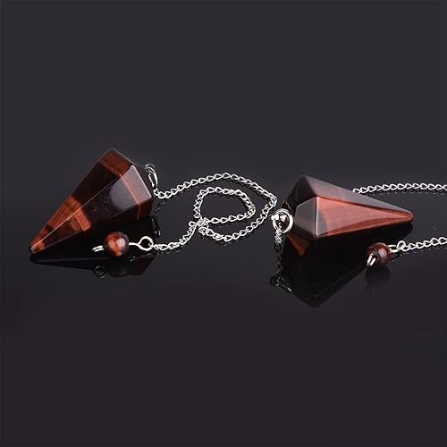 Miniatura 2 de Justinstones - Dije de piedras preciosas con cristales de roca hexagonales en punta reiki chakra