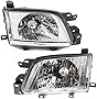 Garage-Pro Headlight Assembly Compatible with 2001-2002 Subaru Forester, Set of 2, Driver and Passenger Side
