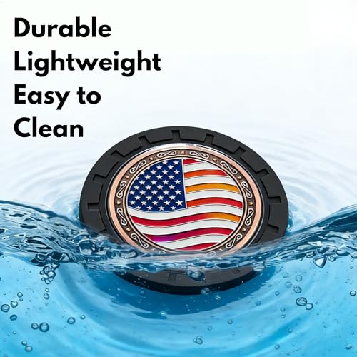 Portavasos para carro con diseño de bandera USA miniatura 4