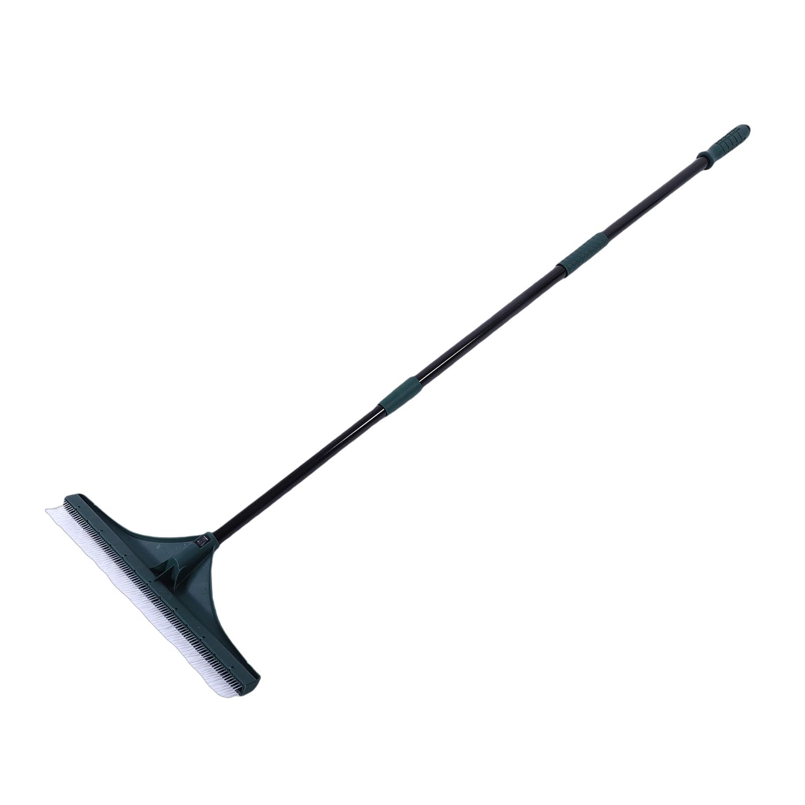 Haofy Rastrillo de Césped de Plástico Ajustable para Patios y Patios Pequeños Rastrillo de Hojas con Poste de 3 Secciones Ligero 933 G para Limpieza de Otoño y Mantenimiento de Jardines