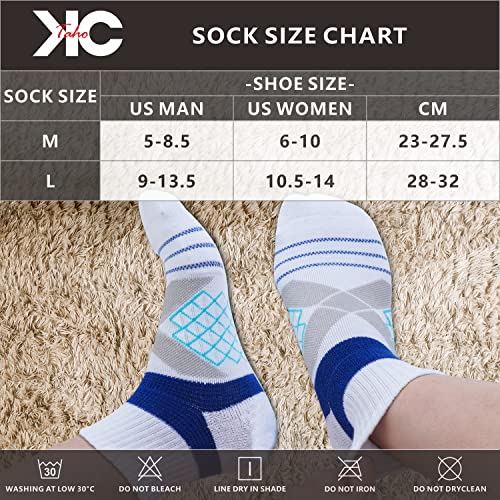 Image of Arch Support Socks - Light Compression Cushioned 4-Pack for Men & Women