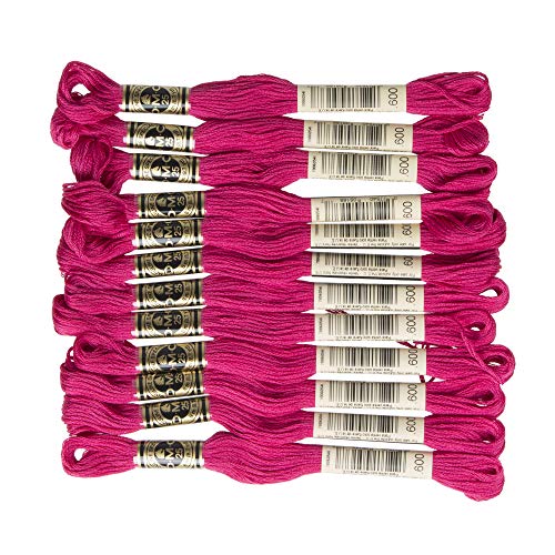 Image of DMC 6-Strand Embroidery Cotton Floss, Very Dark Cranberry