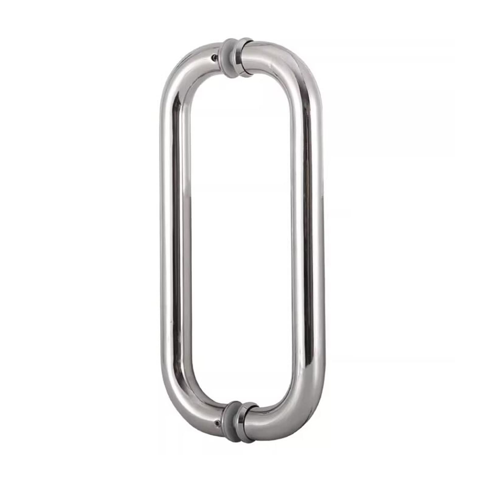 GLJTUO Modern Glass Barn Door Handle Push Pull Bar Set - Sleek Round Design for Indoor Doors, Sliding Barn Door Hardware, Stylish Modern Door Accessories