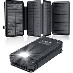 elzle Solar Power Bank, 26800 mAh, ...