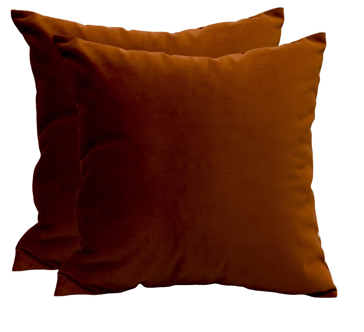 TangDepot 2-Pack Super Soft Velvet Pillow Covers, 20x20 Grass Green — view 131