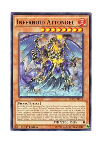 YU-GI-OH! English Version SECE-EN018 Infernoid Attondel Infernoide E ...