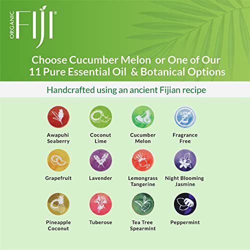 Organic Fiji 833884000862 Coco Fiji Soap Bar For Face And Body Infused With Organic Coconut Oil, Cucumber Melon thumb #7