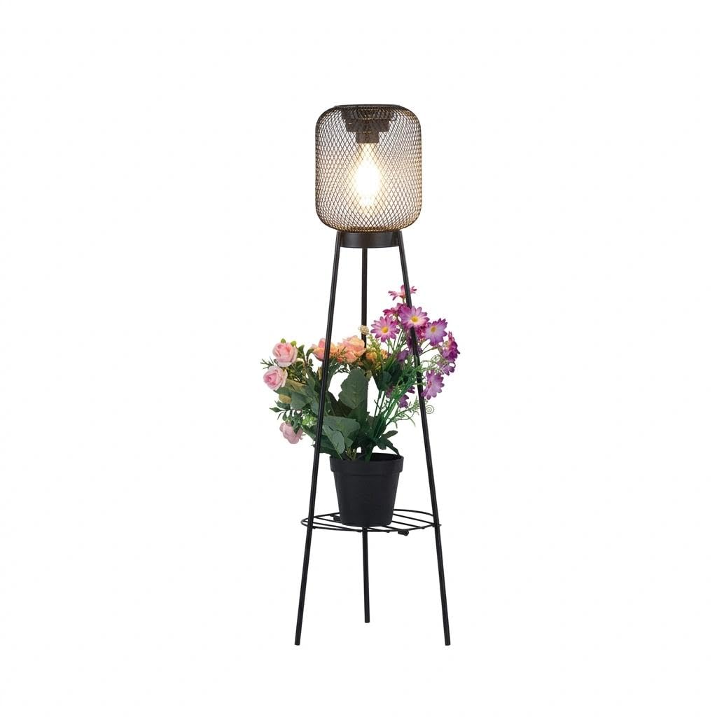 Lámpara Solar LED de (Adorno de luz de cesta con luz de red) | Material de hierro, LED solar, IP65, iluminación continua más de 36 h, decorativa para exterior