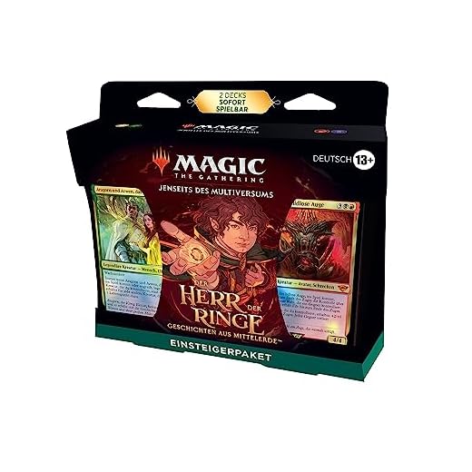Magic: The Gathering Der Herr der Ringe: Geschichten aus Mittelerde Einsteigerpaket – 2 spielfertigen Decks + 2 Codes, um online zu spielen (Fantasy-Kartenspiel für 2 Spieler) (Deutsche Version)