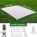 GEERTOP 1 Person Ultralight Waterproof Tent Tarp Footprint Ground Sheet Mat, for Camping, Hiking, Picnic (4 Sizes)