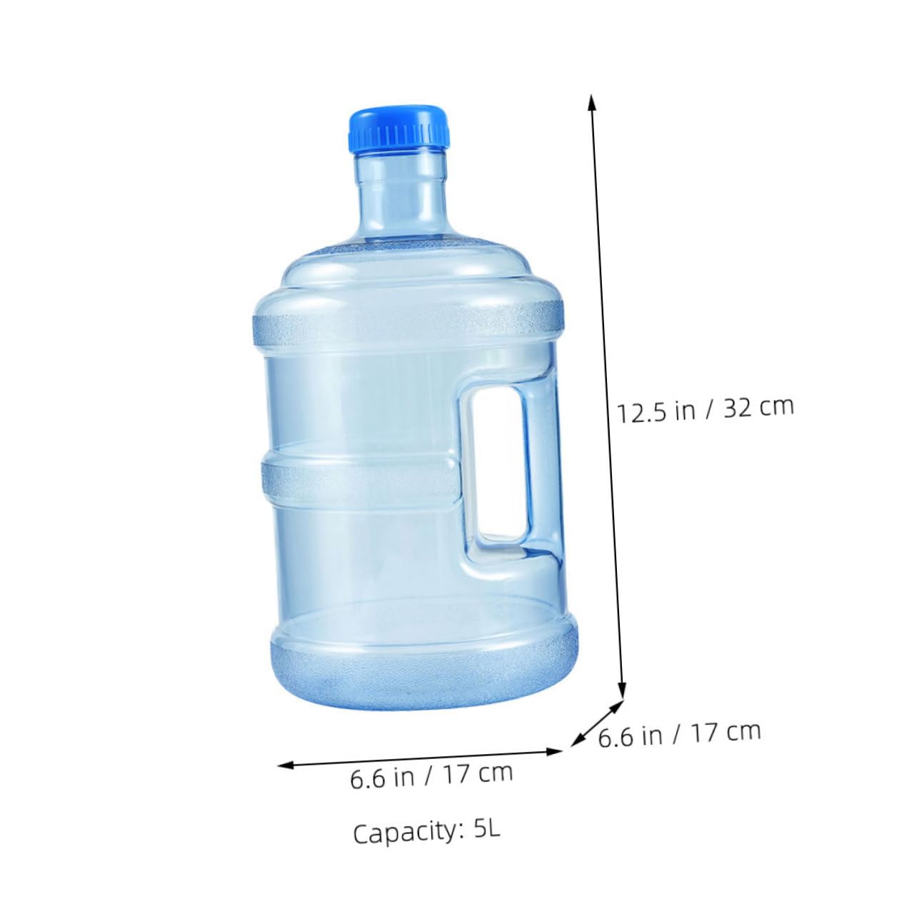 Contenitore in PC Leggero e Resistente da 5l Portatile per Acqua Bidone Acqua per Esterni per Escursioni e attività Outdoor