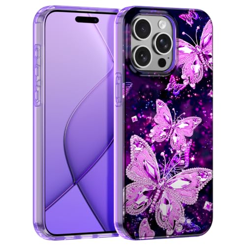 Casetego for iPhone 15 Pro Max Case,Hot Purple