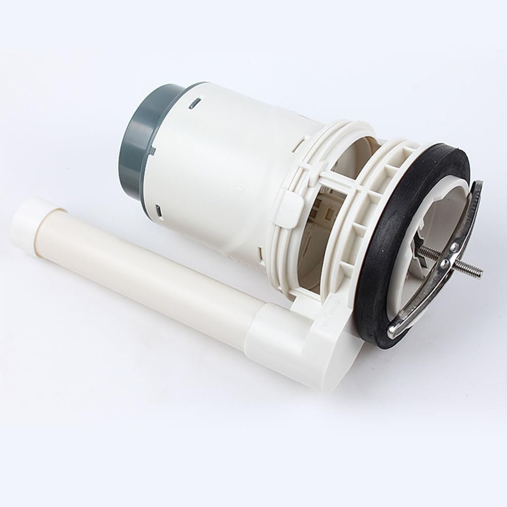 Válvula de entrada de la cisterna del inodoro Cisterna de inodoro de doble descarga y llenado, botón pulsador de doble descarga de cisterna de inodoro ABS, reparación de inodoro de una pieza(21Cm)