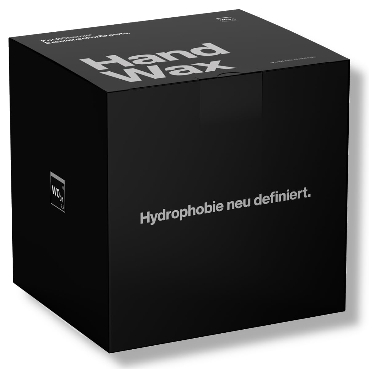 Koch Chemie Hand Wax W0.01 High End Autowachs Versiegelung Set | Lackschutz Autowachs | wasserabweisende Lackvesiegelung mit 2 Mikrofaser Poliertücher & 2 Mikrofaser Applikatoren