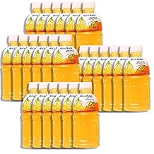 Mogu Mogu Fruit Juice with Nata De Coco, 10.82 oz Pack of 24 Pineapple