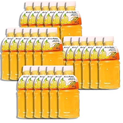 Mogu Mogu Fruit Juice with Nata De Coco, 10.82 oz (Pack of 24) (Pineapple)