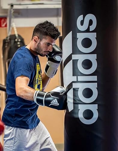 Adidas Home Use Heavy Bag With Hybrid 150 Boxing Gloves And Protective Inner Gloves - Home Gym Bundle Deal- For Boxing, Kick Boxing Punching And Training #TOP4