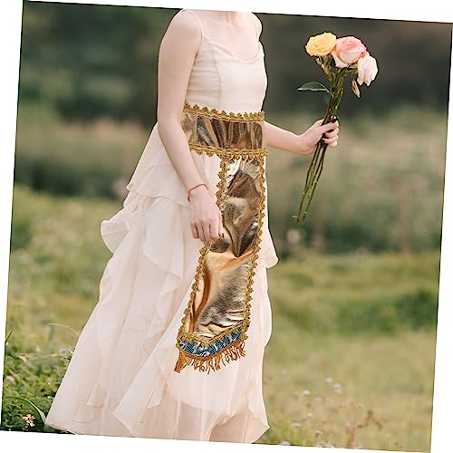 BESPORTBLE Adjustable Egyptian Pharaoh Belt Cosplay Accessory for Halloween Party Favor Classic Lightweight Role for Men and Decoration2