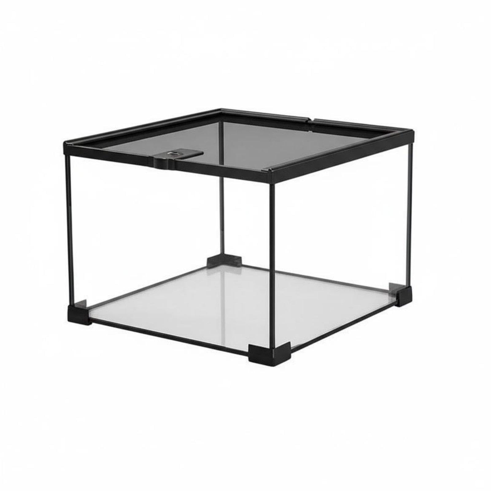 Stackable Reptile Tank Anti-Flee Design Reptile Habitat Ventilation Panoramic Tank for Amphibian Enthusiasts, Desktop 30-30-20cm|Pet Supplies| Reptile Supplies-image-47