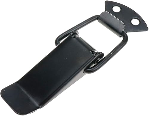 Miniatura 6 de Cierre de palanca grande de acero inoxidable con resorte - Paquete de 4, Tamaño grande sin agujero para candado